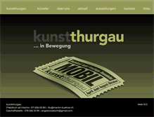 Tablet Screenshot of kunstthurgau.ch